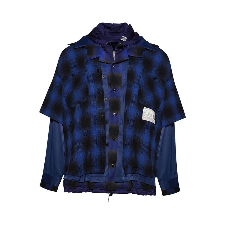 Рубашка Maison Mihara Yasuhiro Four Layered Check Shirts Blue, синий
Рубашка Maison Mihara Yasuhiro Four Layered Check Shirts Blue, синий