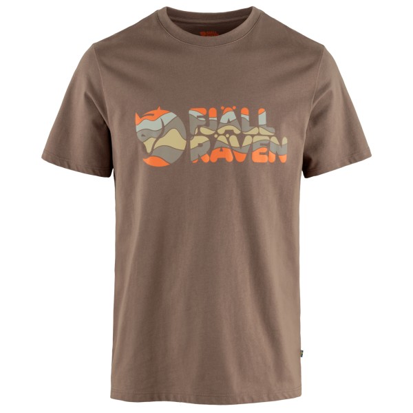Футболка с разноцветным логотипом - футболка Fjällräven, коричневый
Футболка с разноцветным логотипом - футболка Fjällräven, коричневый