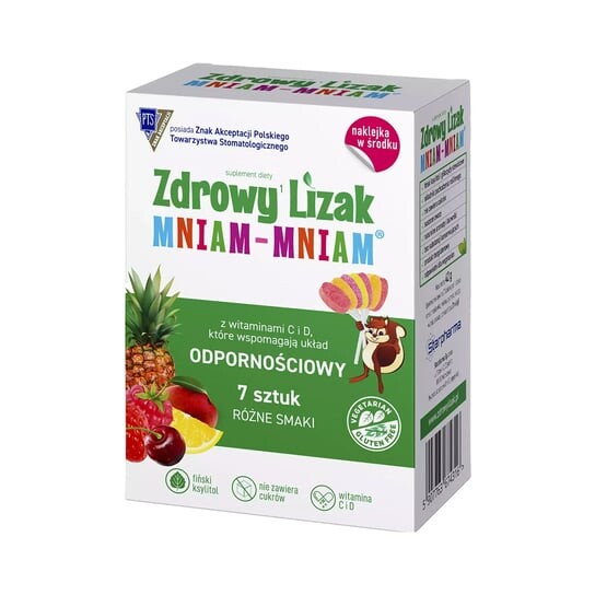 Леденец Healthy Yum Yum с витаминами 7 шт., Starpharma 
Леденец Healthy Yum Yum с витаминами 7 шт., Starpharma