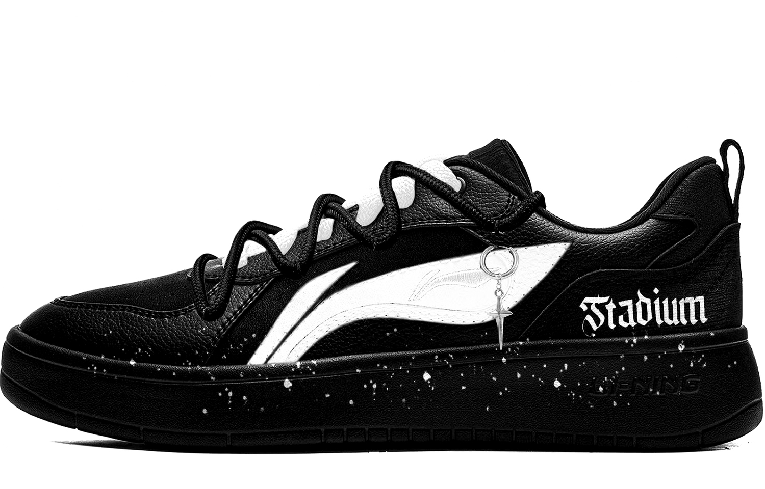 LINING Мужские черно-белые низкие кроссовки Spike Years для скейтбординга, устойчивые к истиранию, дышащие, увеличивающие рост
LINING Мужские черно-белые низкие кроссовки Spike Years для скейтбординга, устойчивые к истиранию, дышащие, увеличивающие рост