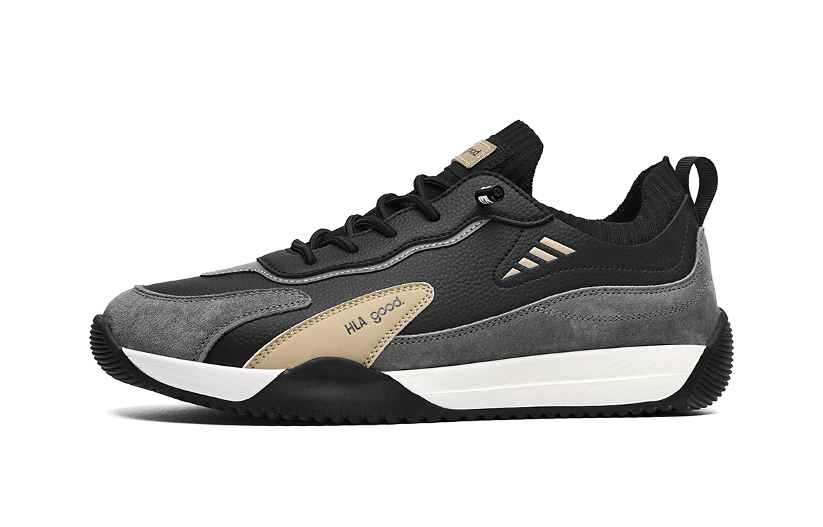 HLA Мужские повседневные туфли Low Top черно-серые, цвет Black Gray
HLA Мужские повседневные туфли Low Top черно-серые, цвет Black Gray