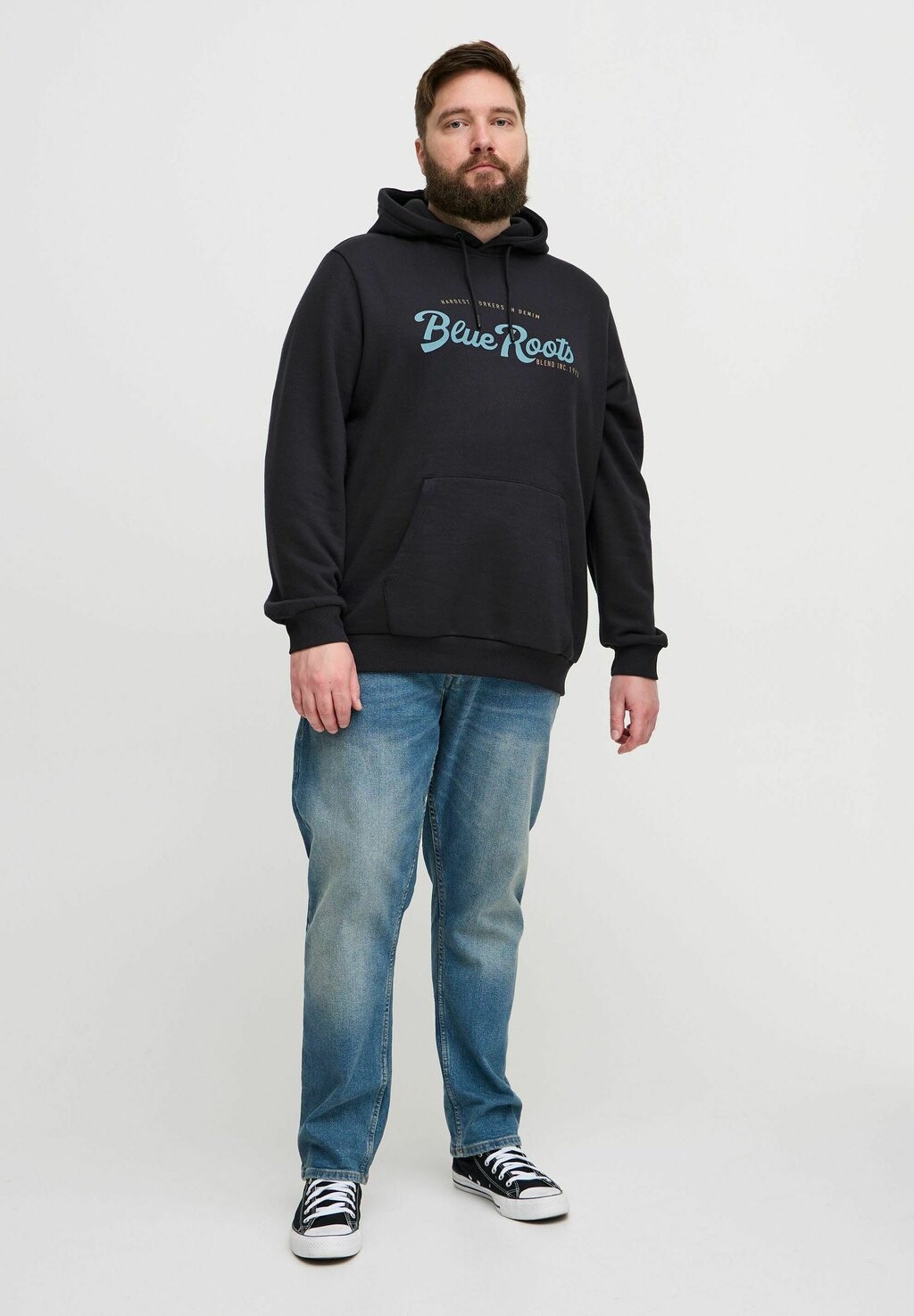 Толстовка с капюшоном Blend, черный 
Толстовка с капюшоном Blend, черный