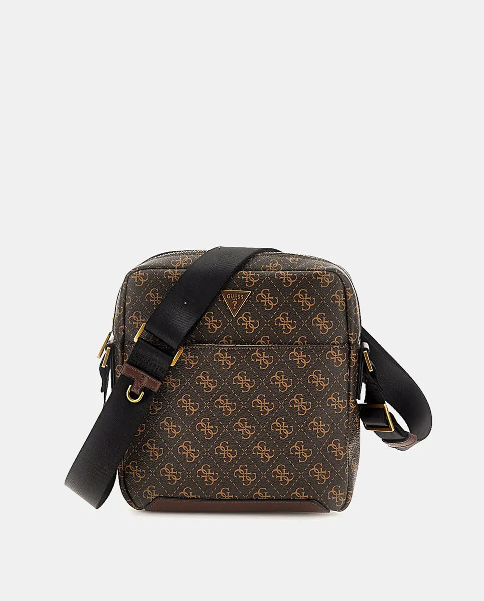 Сумка через плечо Torino с металлическим логотипом Guess, коричневый
Сумка через плечо Torino с металлическим логотипом Guess, коричневый