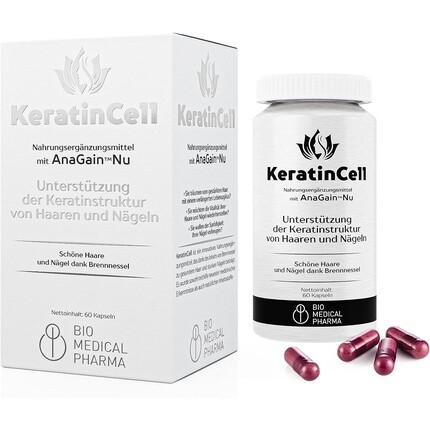 Витамины для волос Keratincell с биотином, МСМ, анаганом ну, железом, экстрактом листьев крапивы, L-цистеином, Dl-метионином — сохраняют волосы здоровыми, а ногти крепкими — 60 веганских капсул, Bio Medical Pharma
Витамины для волос Keratincell с биотином, МСМ, анаганом ну, железом, экстрактом листьев крапивы, L-цистеином, Dl-метионином — сохраняют волосы здоровыми, а ногти крепкими — 60 веганских капсул, Bio Medical Pharma