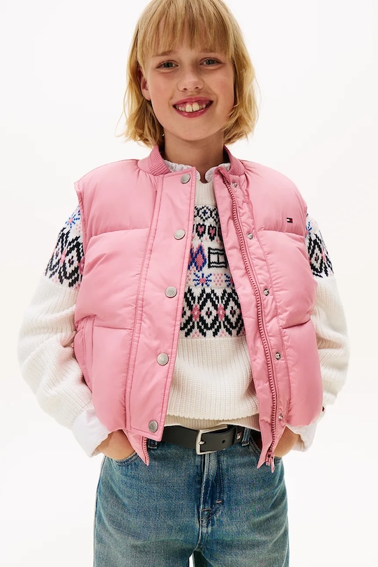 Детский жилет Tommy Hilfiger, розовый
Детский жилет Tommy Hilfiger, розовый