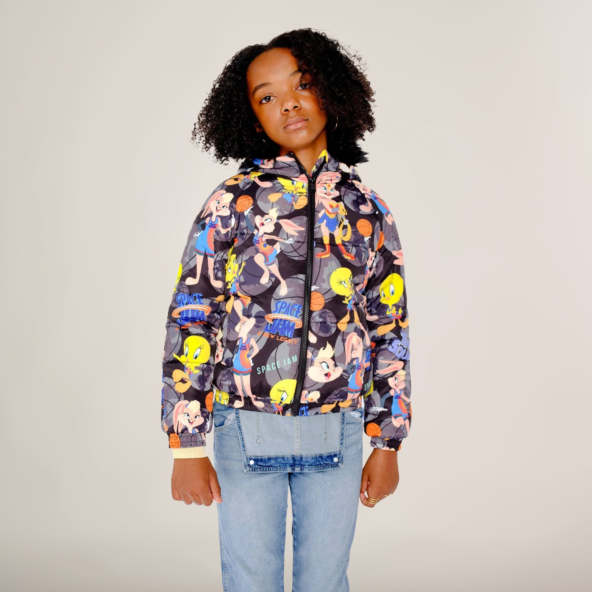 Детская утепленная куртка-пуховик New Looney Mash Members Only, черный
Детская утепленная куртка-пуховик New Looney Mash Members Only, черный