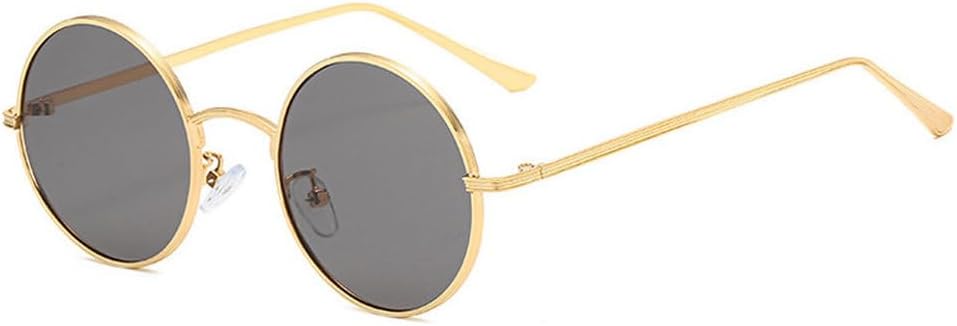 Классические мужские круглые солнцезащитные очки, женские очки с металлической оправой и защитой от УФ-излучения UV400. Модные очки для мужчин и женщин TKKTLLT, Gold-grey
Классические мужские круглые солнцезащитные очки, женские очки с металлической оправой и защитой от УФ-излучения UV400. Модные очки для мужчин и женщин TKKTLLT, Gold-grey