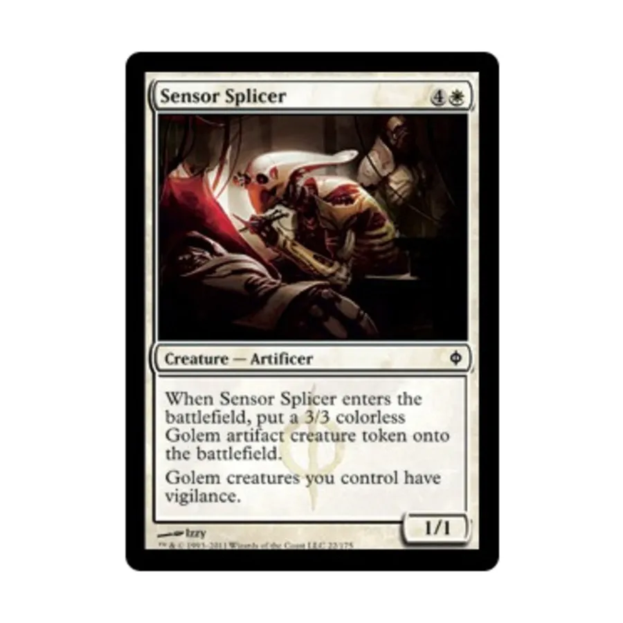 CCG Устройство для сращивания датчиков (C) (фольга), MTG - New Phyrexia
CCG Устройство для сращивания датчиков (C) (фольга), MTG - New Phyrexia