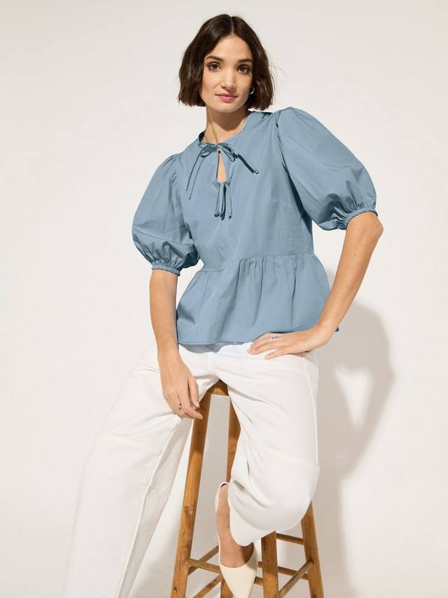 Топ Azura Pure Organic Cotton с завязками Baukjen, Fresh blue
Топ Azura Pure Organic Cotton с завязками Baukjen, Fresh blue