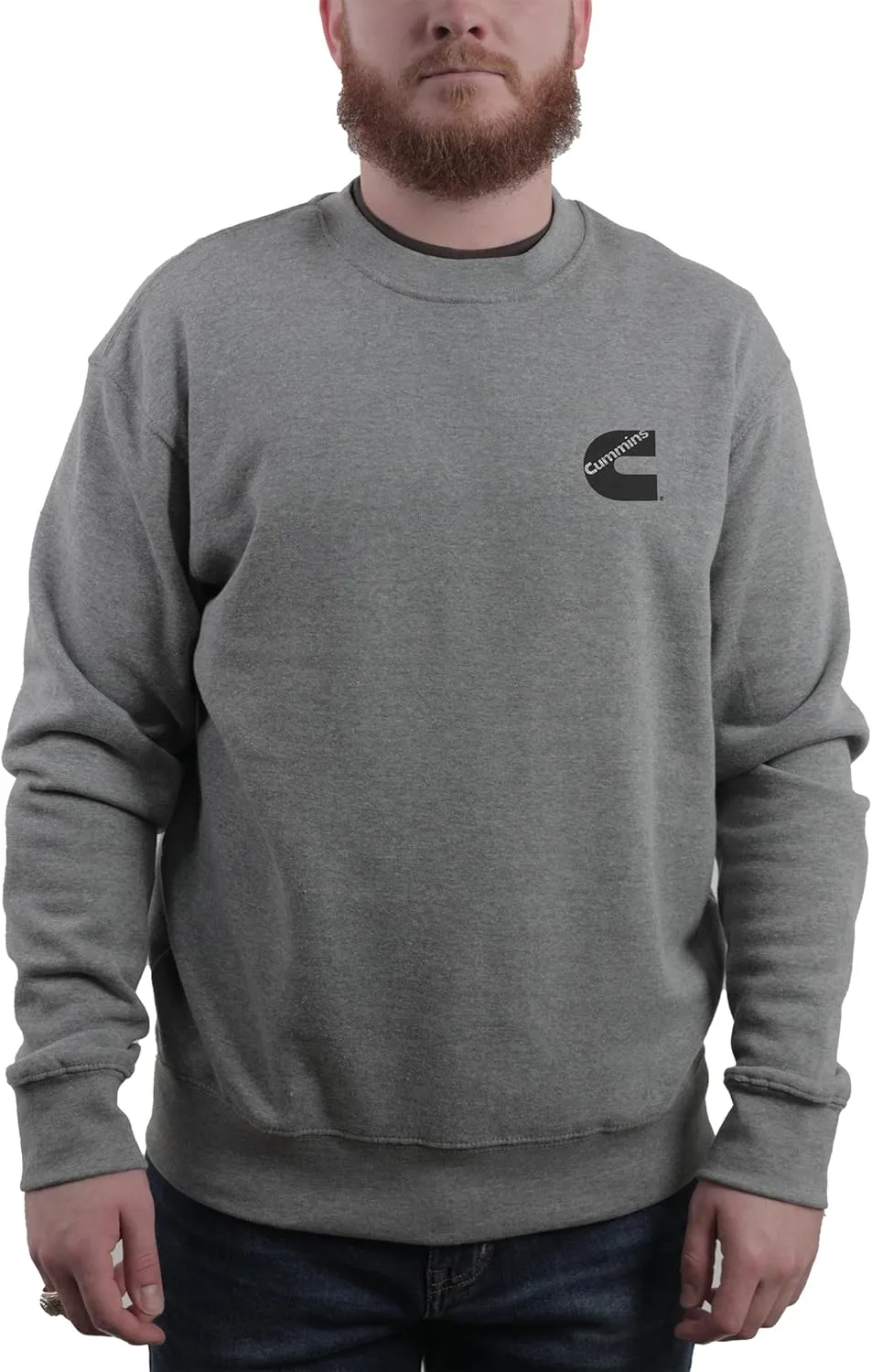 Cummins Fleece Crewneck Sweatshirt, Gray, S -
Cummins Fleece Crewneck Sweatshirt, Gray, S -