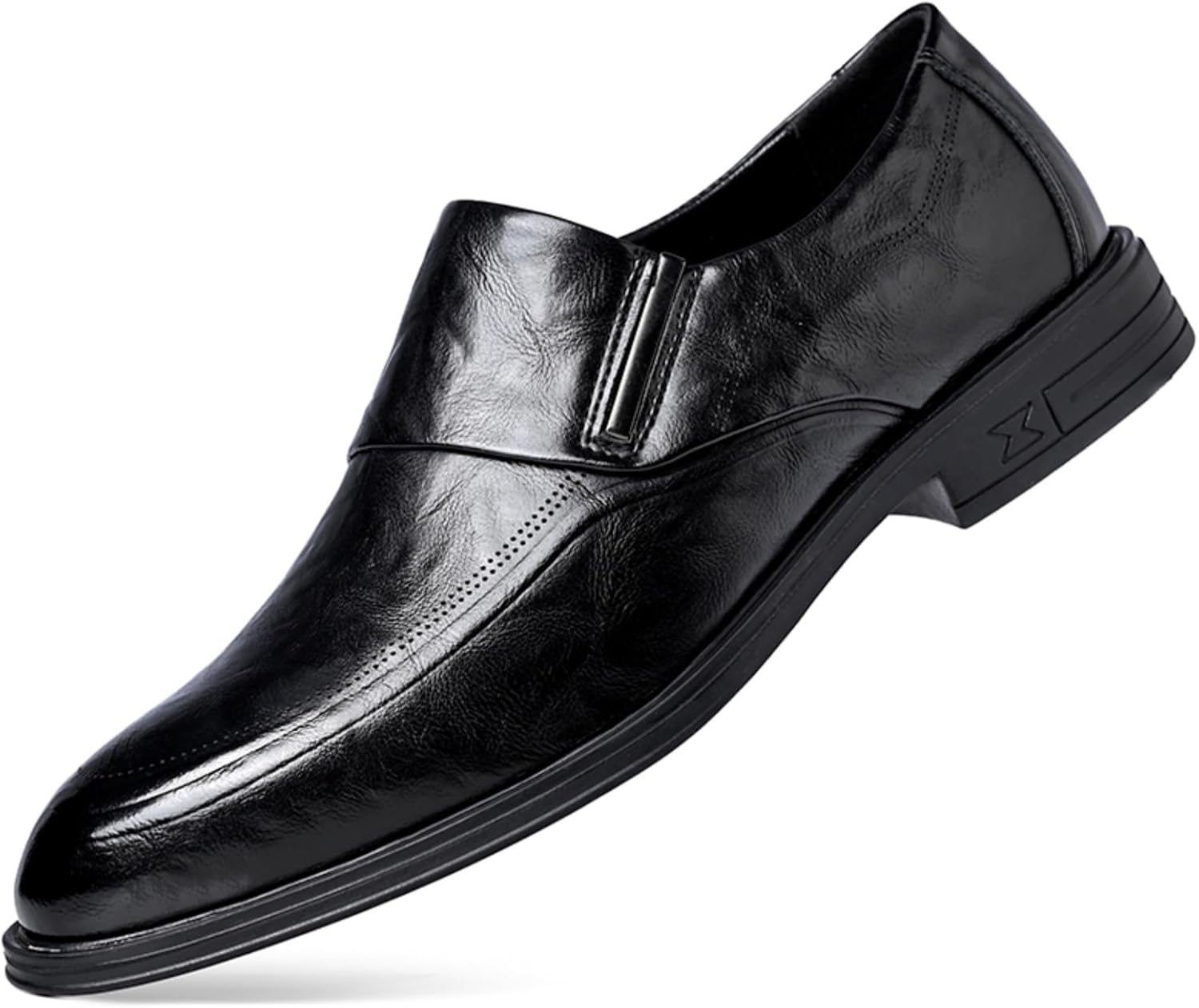 Мужские ретро кожаные слипоны-лоферы на низком каблуке с зауженным носком, классические туфли с монеткой для официальных мероприятий, бизнеса, свадеб и офиса Khwfjas, черный
Мужские ретро кожаные слипоны-лоферы на низком каблуке с зауженным носком, классические туфли с монеткой для официальных мероприятий, бизнеса, свадеб и офиса Khwfjas, черный