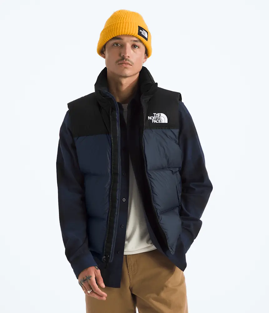 Мужской ретро-жилет Nuptse 1996 года The North Face, Summit Navy/TNF Black/Recycled Down
Мужской ретро-жилет Nuptse 1996 года The North Face, Summit Navy/TNF Black/Recycled Down