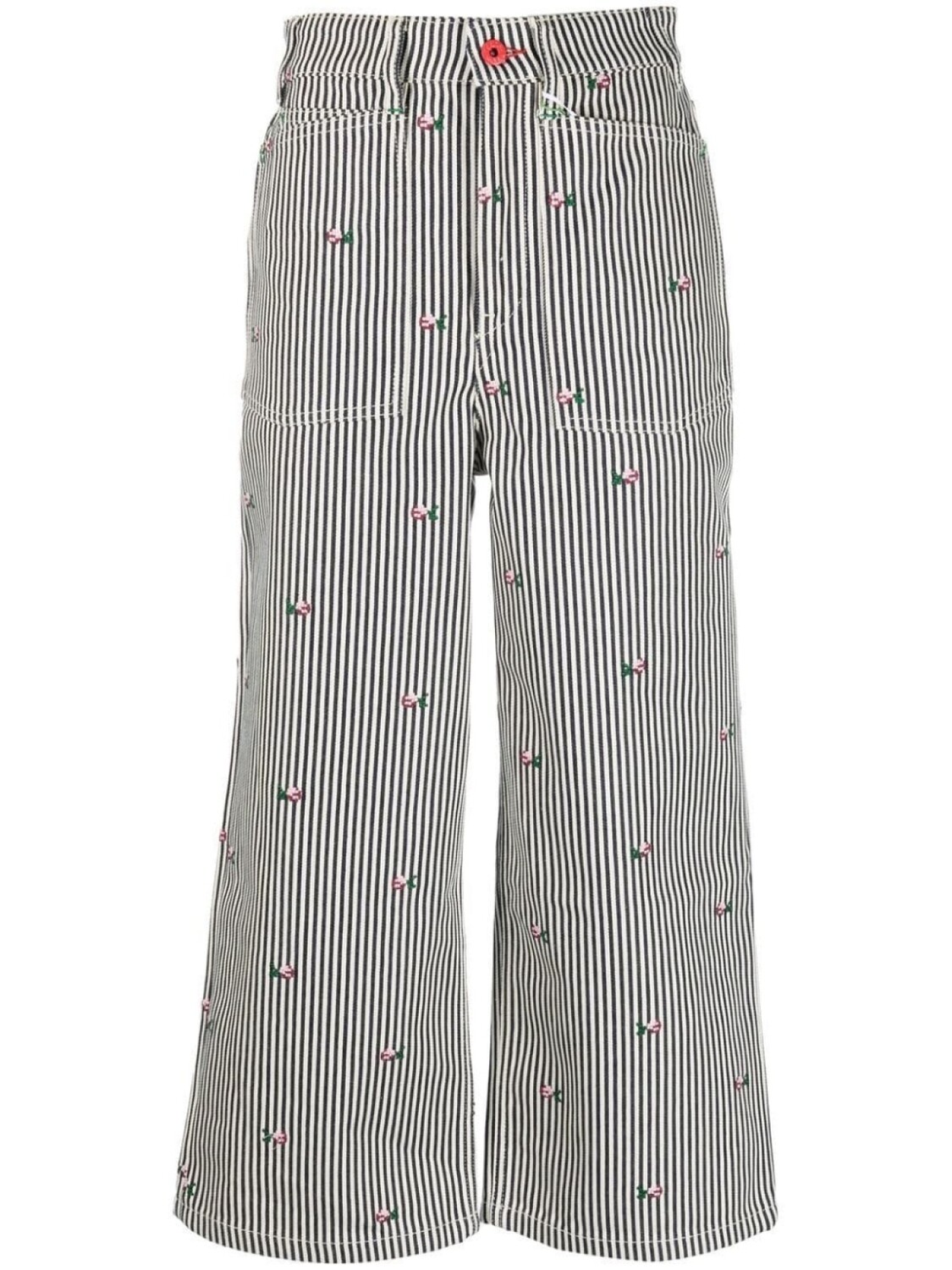 Kenzo укороченные джинсы с цветочной вышивкой, черный
Kenzo укороченные джинсы с цветочной вышивкой, черный