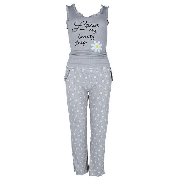 Женский пижамный комплект Daisy Ribbed Sleep Junkie
Женский пижамный комплект Daisy Ribbed Sleep Junkie