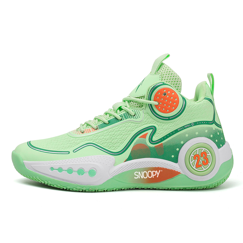 Детские баскетбольные кроссовки с высоким берцем, противоскользящие, устойчивые к истиранию, дышащие, для подростков SNOOPY, зеленый
Детские баскетбольные кроссовки с высоким берцем, противоскользящие, устойчивые к истиранию, дышащие, для подростков SNOOPY, зеленый