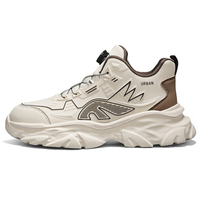 Нескользящие, износостойкие, увеличивающие высоту, теплые низкие кроссовки на массивной подошве для мужчин URBAN AUTHENTIC, Beige 
Нескользящие, износостойкие, увеличивающие высоту, теплые низкие кроссовки на массивной подошве для мужчин URBAN AUTHENTIC, Beige