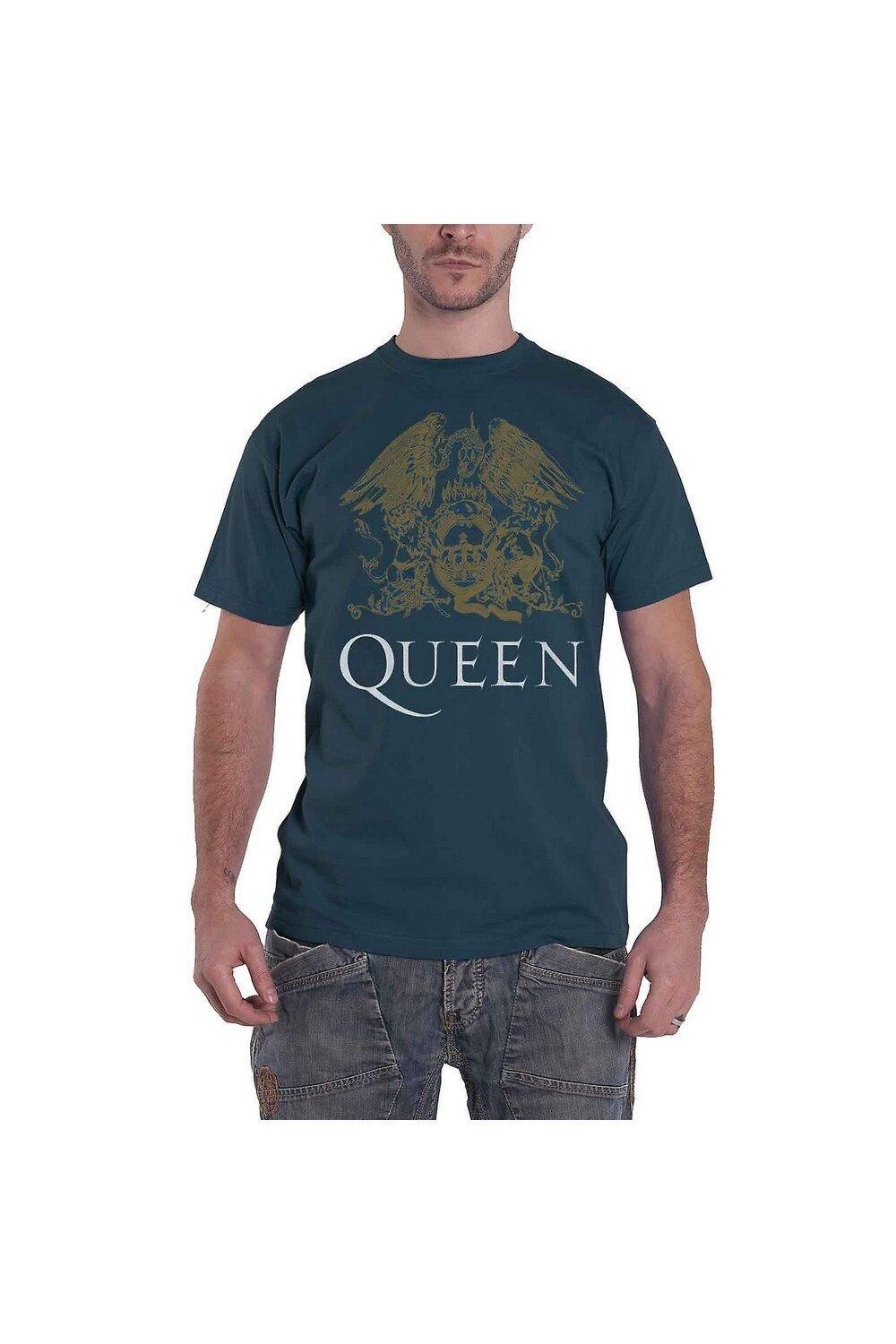 Футболка с гербом Queen, синий
Футболка с гербом Queen, синий
