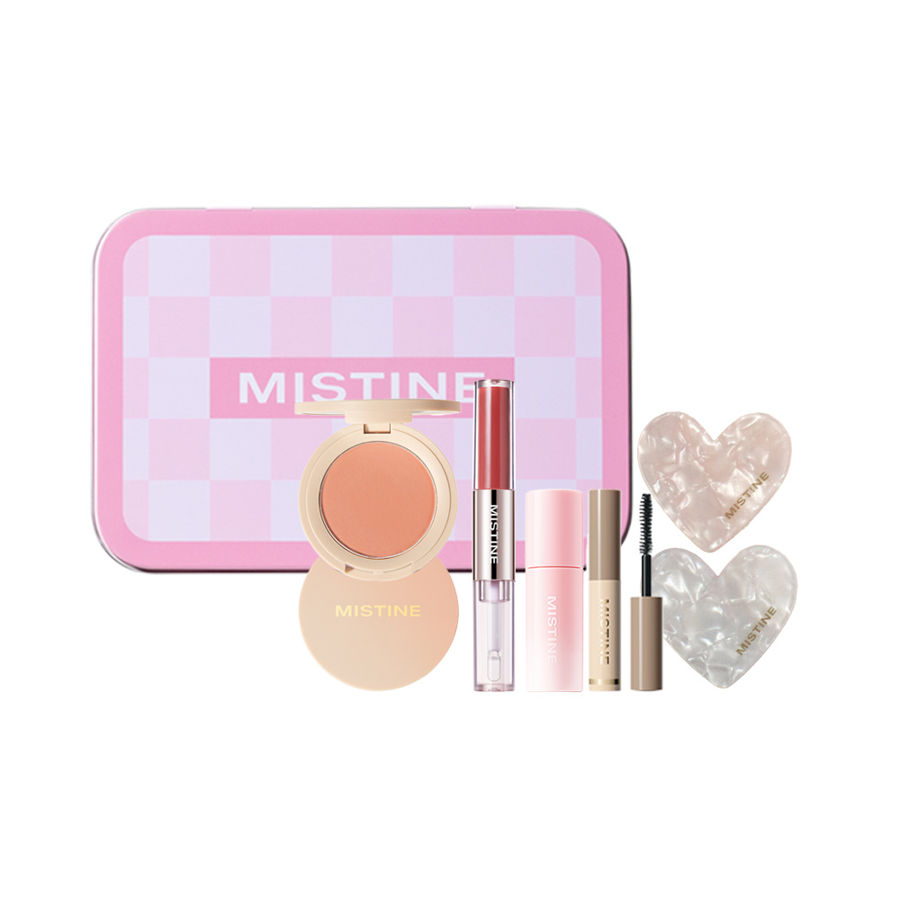 Подарочный набор косметики с увлажняющим эффектом и зеркальным финишем без макияжа Mistine
Подарочный набор косметики с увлажняющим эффектом и зеркальным финишем без макияжа Mistine