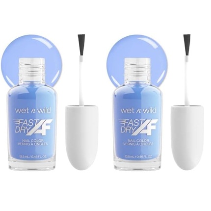 Лак для ногтей Wet N Wild Fast Dry, цвет нежно-голубой, Sin-Derella Wet 'N' Wild 
Лак для ногтей Wet N Wild Fast Dry, цвет нежно-голубой, Sin-Derella Wet 'N' Wild