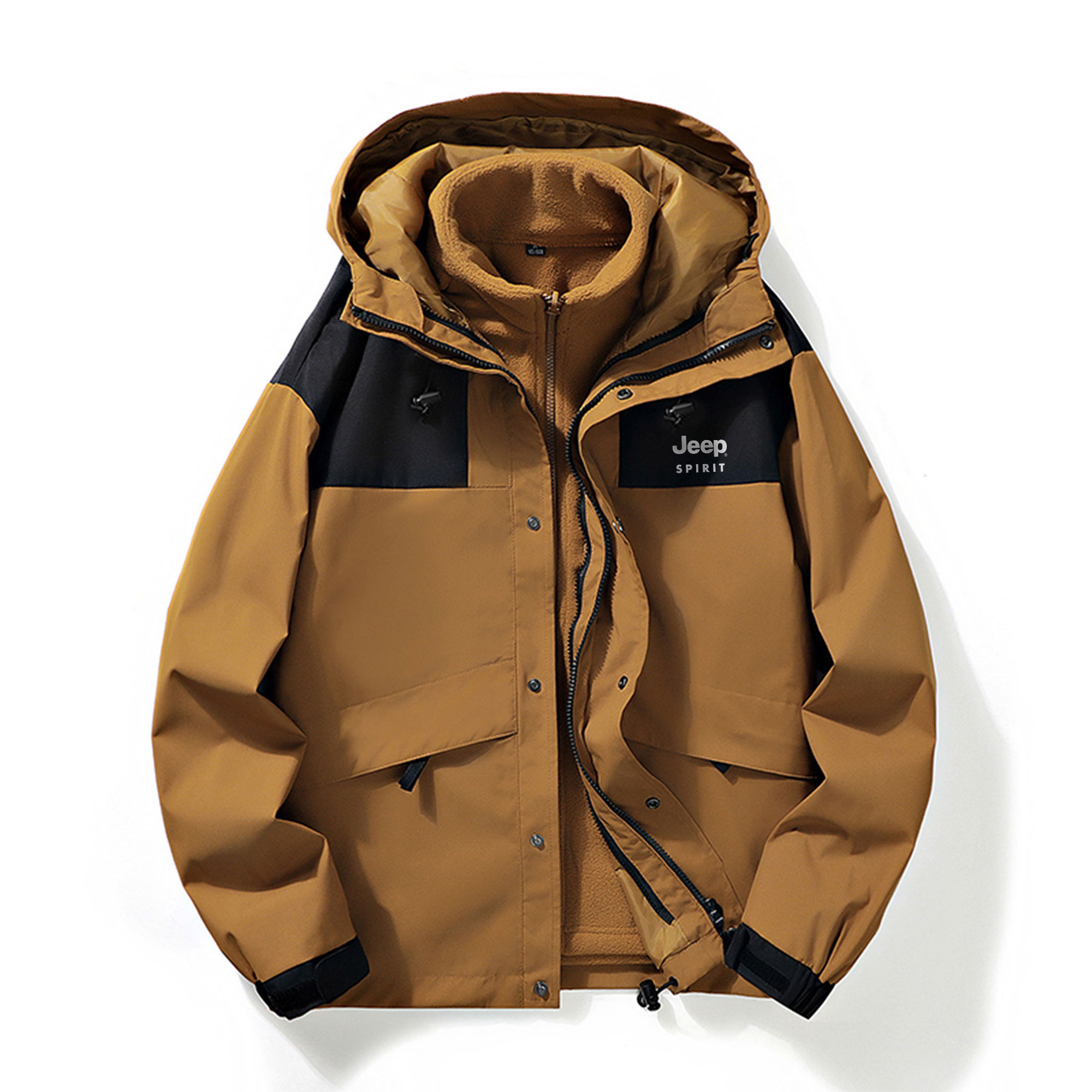 JEEP SPIRIT Водонепроницаемая ветровка защита от ветра дышащая и утепленная унисекс, Coffee (3-in-1)
JEEP SPIRIT Водонепроницаемая ветровка защита от ветра дышащая и утепленная унисекс, Coffee (3-in-1)