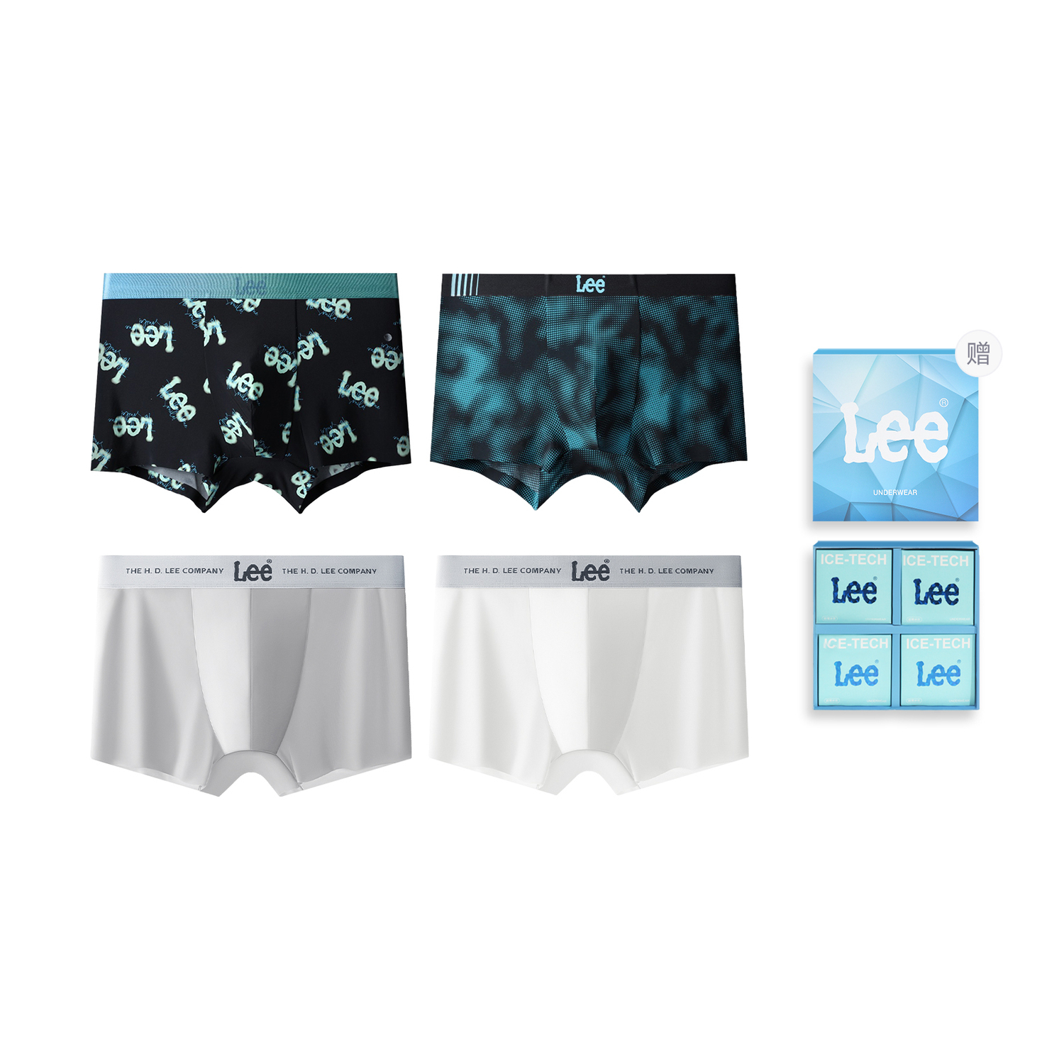 Lee Sunset 1.0 подарочный набор мужского белья 4 шт
Lee Sunset 1.0 подарочный набор мужского белья 4 шт