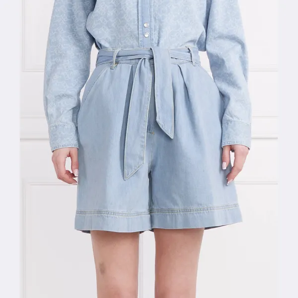 Шорты + ремень свободного кроя Pinko, синий
Шорты + ремень свободного кроя Pinko, синий