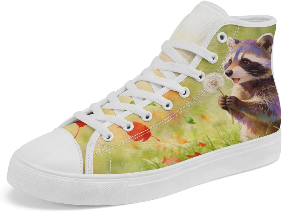 Кеды Raccoon высокие на шнуровке для женщин и мужчин, повседневные кеды Chebing, зеленый
Кеды Raccoon высокие на шнуровке для женщин и мужчин, повседневные кеды Chebing, зеленый