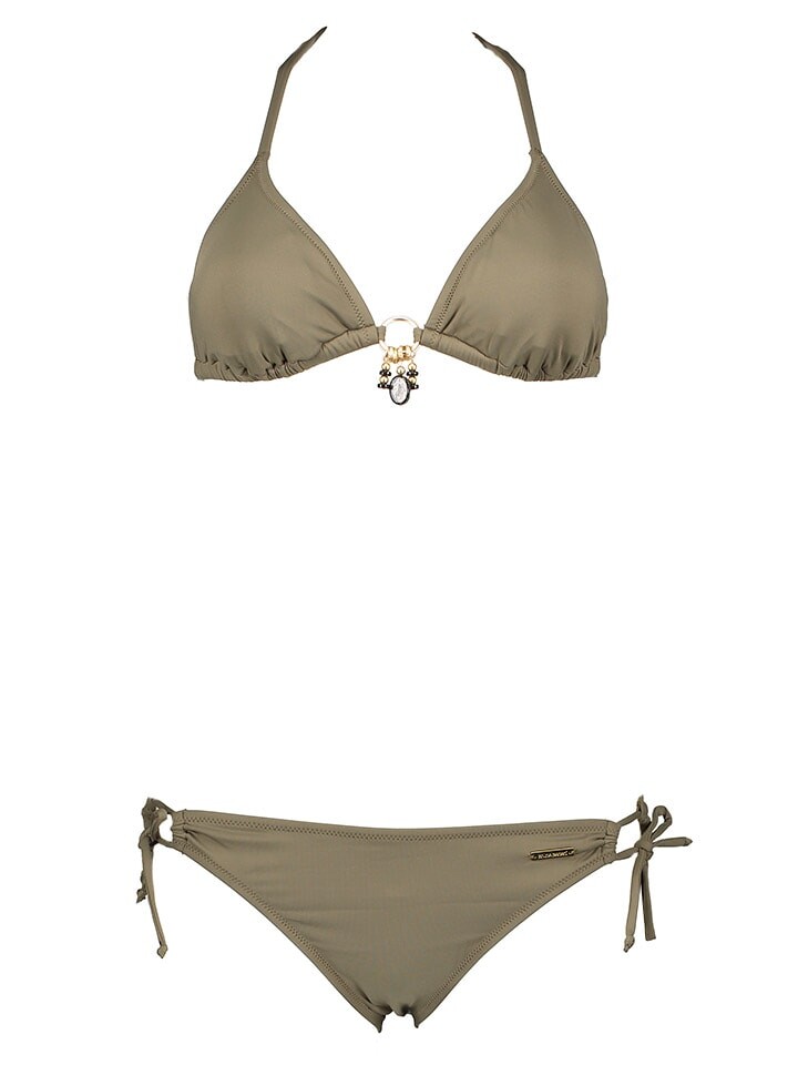 Комплект бикини Bruno Banani, серо-коричневый
Комплект бикини Bruno Banani, серо-коричневый