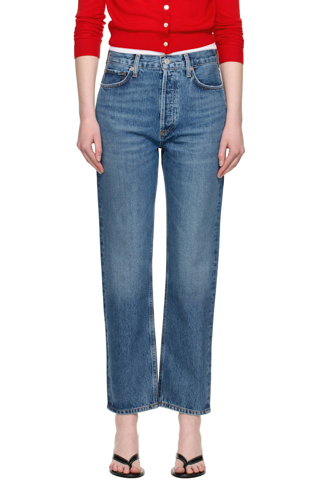 Джинсы 90-х с завышенной талией и прямым кроем Agolde, цвет range
Джинсы 90-х с завышенной талией и прямым кроем Agolde, цвет range