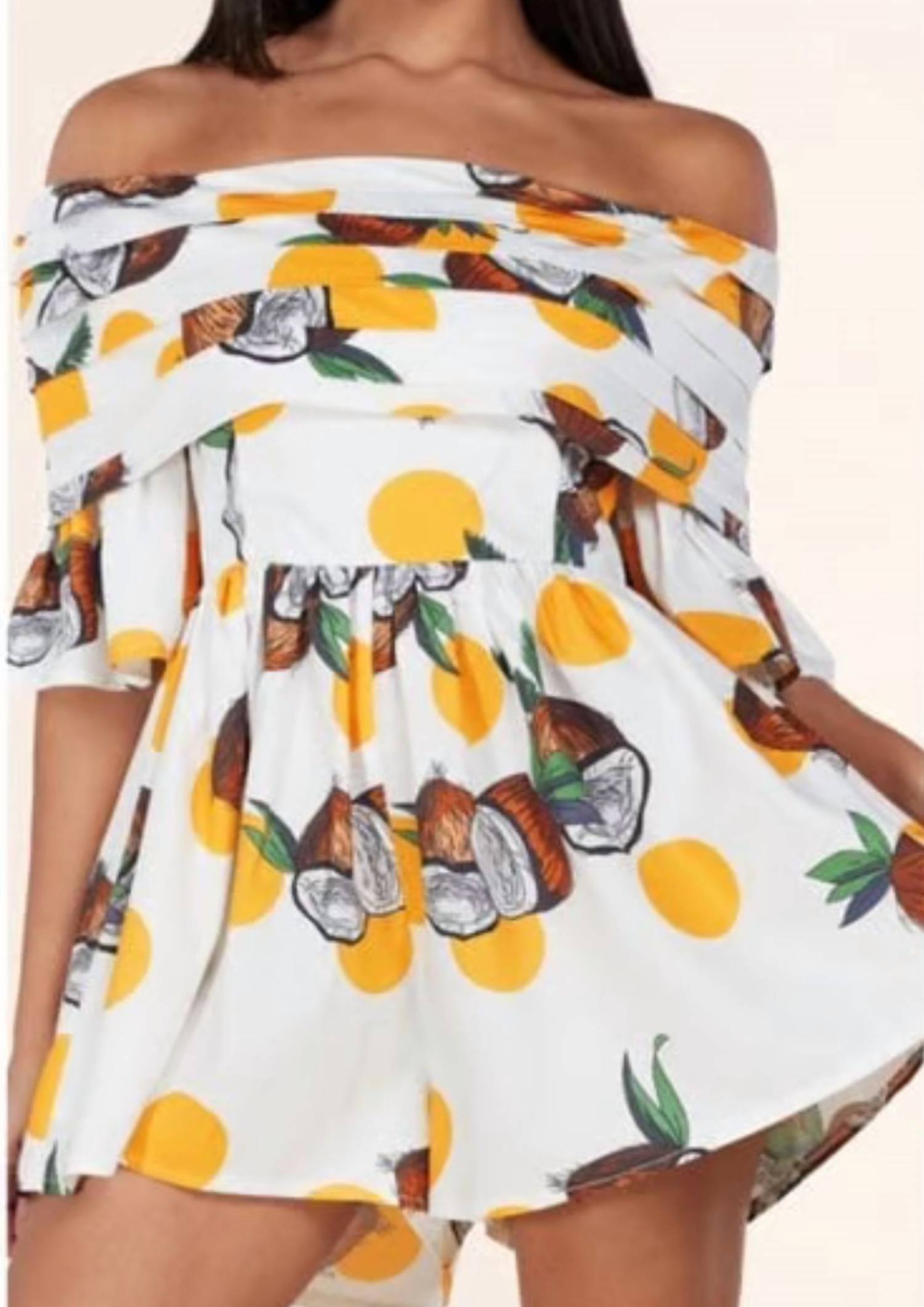 Кокосовый комбинезон - плюс в белом цвете L'Atiste, белый
Кокосовый комбинезон - плюс в белом цвете L'Atiste, белый