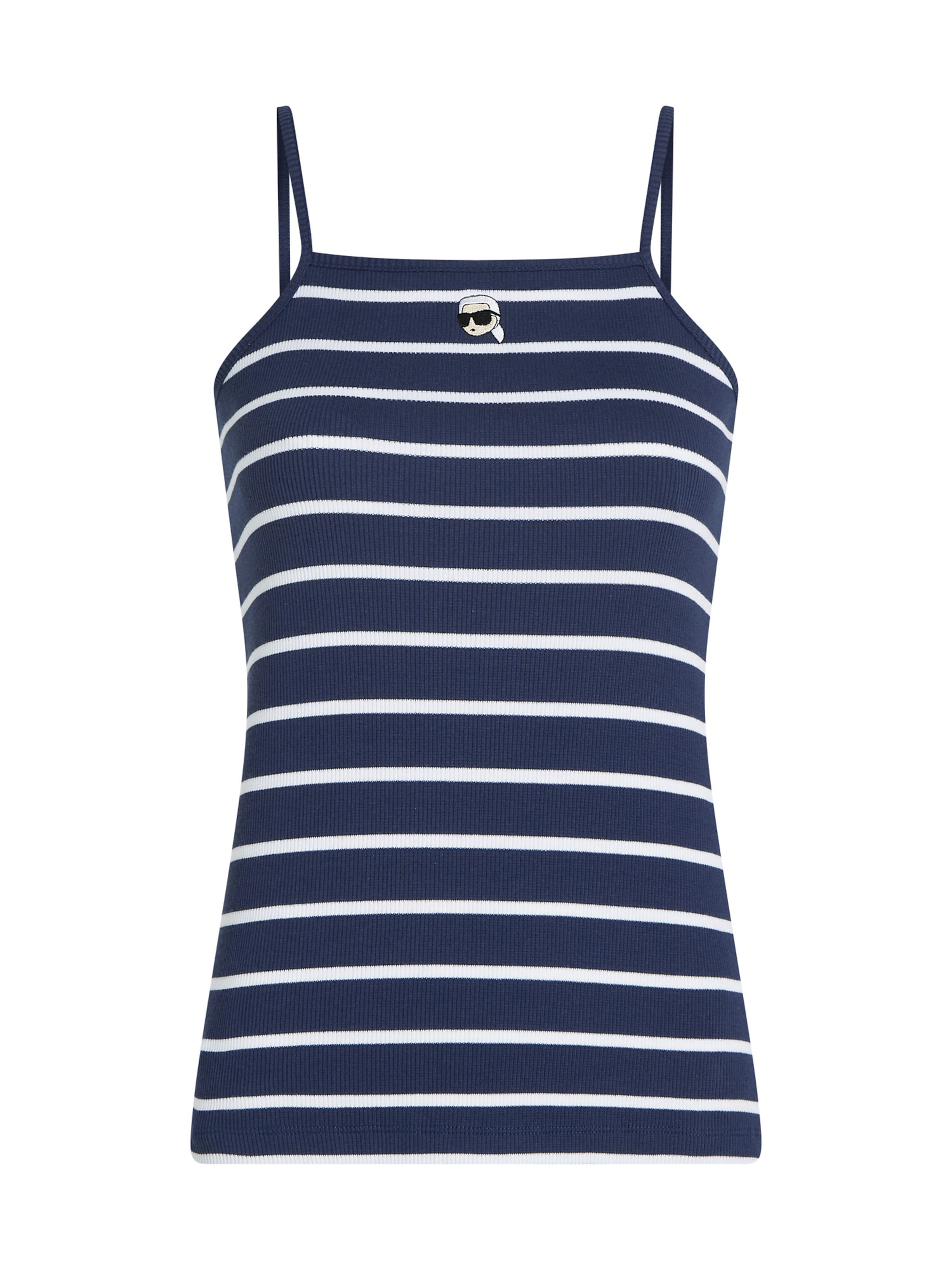 Karl Lagerfeld Топ в темно-синем цвете
Karl Lagerfeld Топ в темно-синем цвете