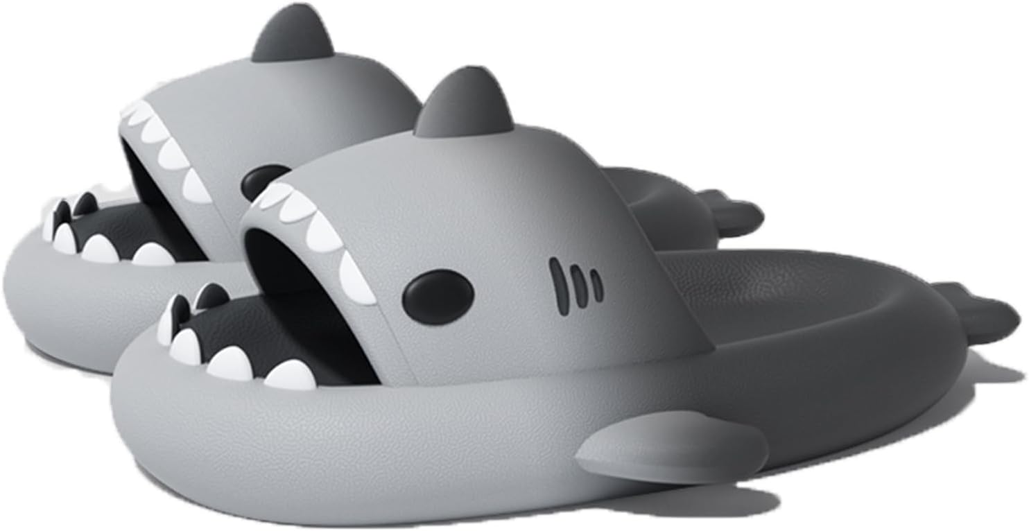Тапочки Zureto Shark Cloud, милые тапочки с рисунком акулы для дома и улицы для женщин и мужчин, черный
Тапочки Zureto Shark Cloud, милые тапочки с рисунком акулы для дома и улицы для женщин и мужчин, черный