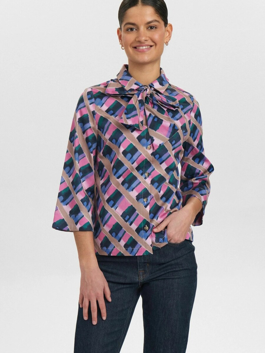 Рубашка NÜMPH NUTARTY, темно-синий/розовый
Рубашка NÜMPH NUTARTY, темно-синий/розовый