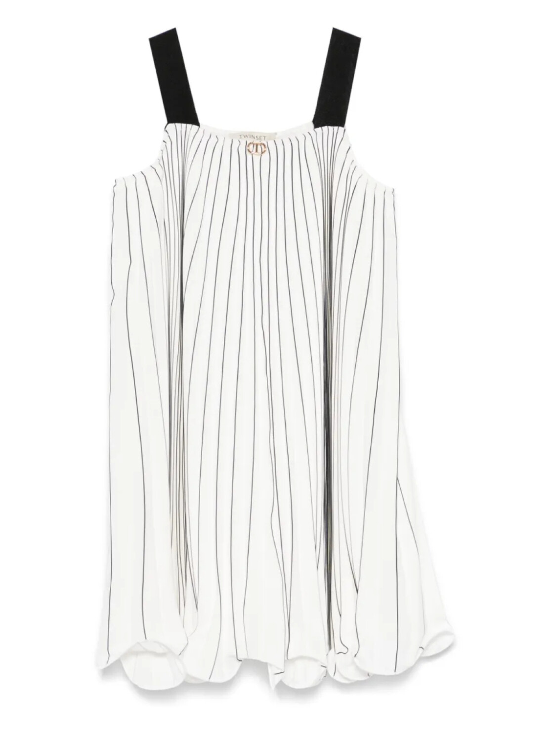TWINSET Kids платье со складками, белый
TWINSET Kids платье со складками, белый