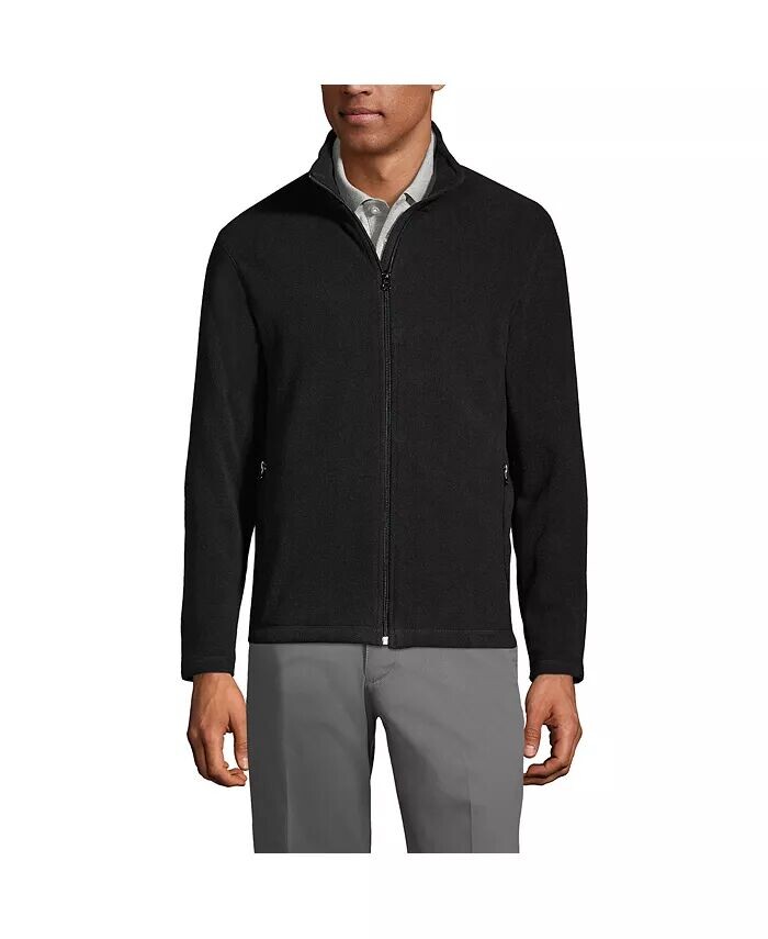 Мужская флисовая куртка средней плотности с застежкой-молнией Lands' End, черный
Мужская флисовая куртка средней плотности с застежкой-молнией Lands' End, черный