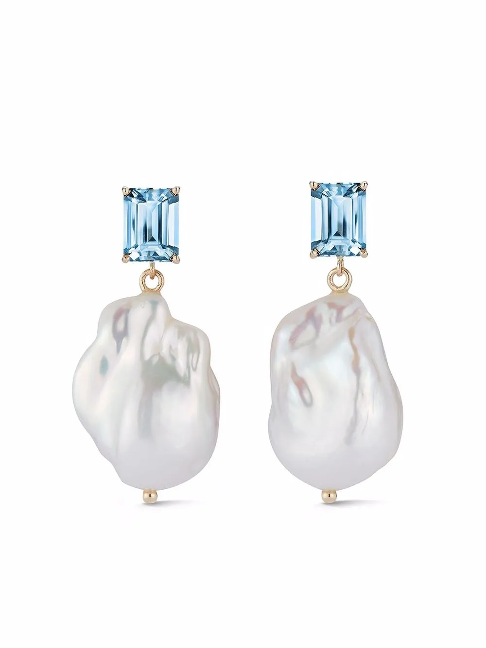 Серьги-подвески из желтого золота с топазами и жемчугом Mateo, золотой
Серьги-подвески из желтого золота с топазами и жемчугом Mateo, золотой