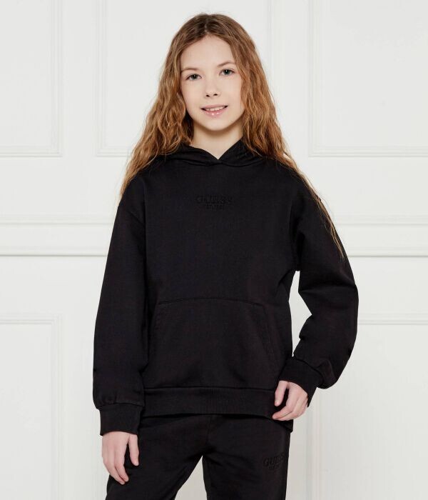 Толстовка Guess Regular Fit, черный 
Толстовка Guess Regular Fit, черный