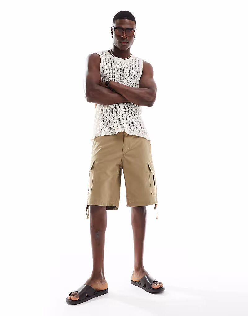 Jack & Jones шорты карго бежевого цвета
Jack & Jones шорты карго бежевого цвета