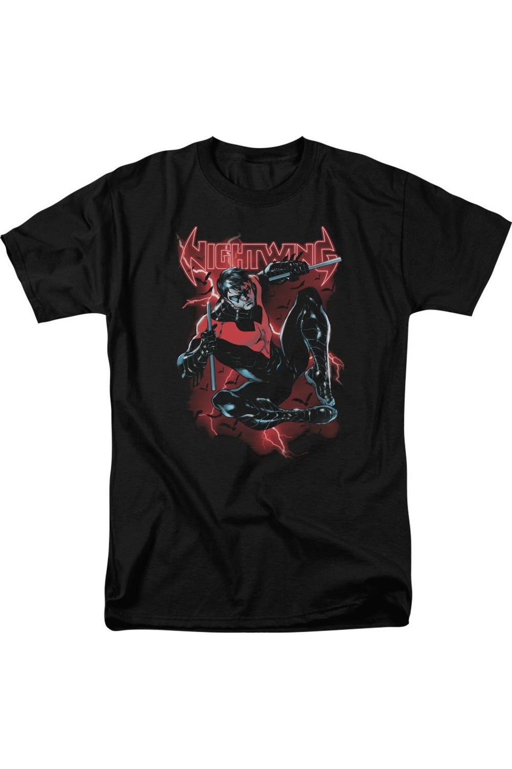 Футболка с коротким рукавом для взрослых Batman Nightwing Gildan, черный
Футболка с коротким рукавом для взрослых Batman Nightwing Gildan, черный