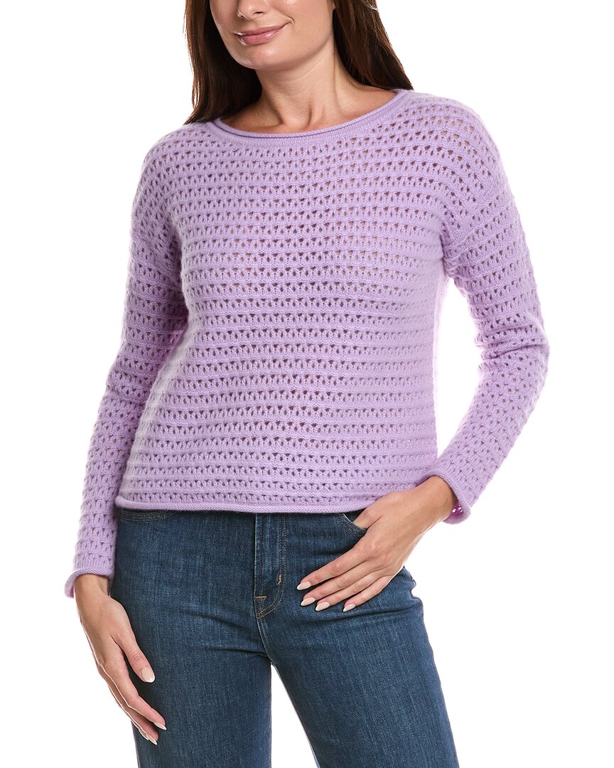 Кашемировый свитер с лодочкой и ажурным узором THE CASHMERE PROJECT, фиолетовый
Кашемировый свитер с лодочкой и ажурным узором THE CASHMERE PROJECT, фиолетовый