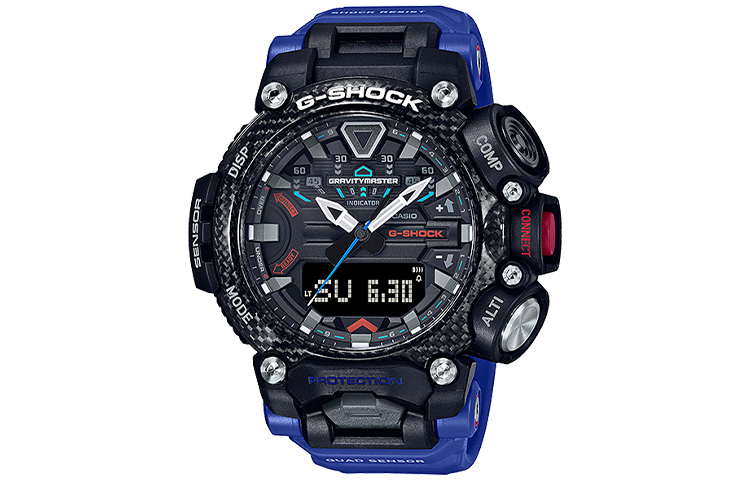 CASIO Часы G-Shock Gavitymaster GRB200-1A2, Black Dial Blue Strap
CASIO Часы G-Shock Gavitymaster GRB200-1A2, Black Dial Blue Strap