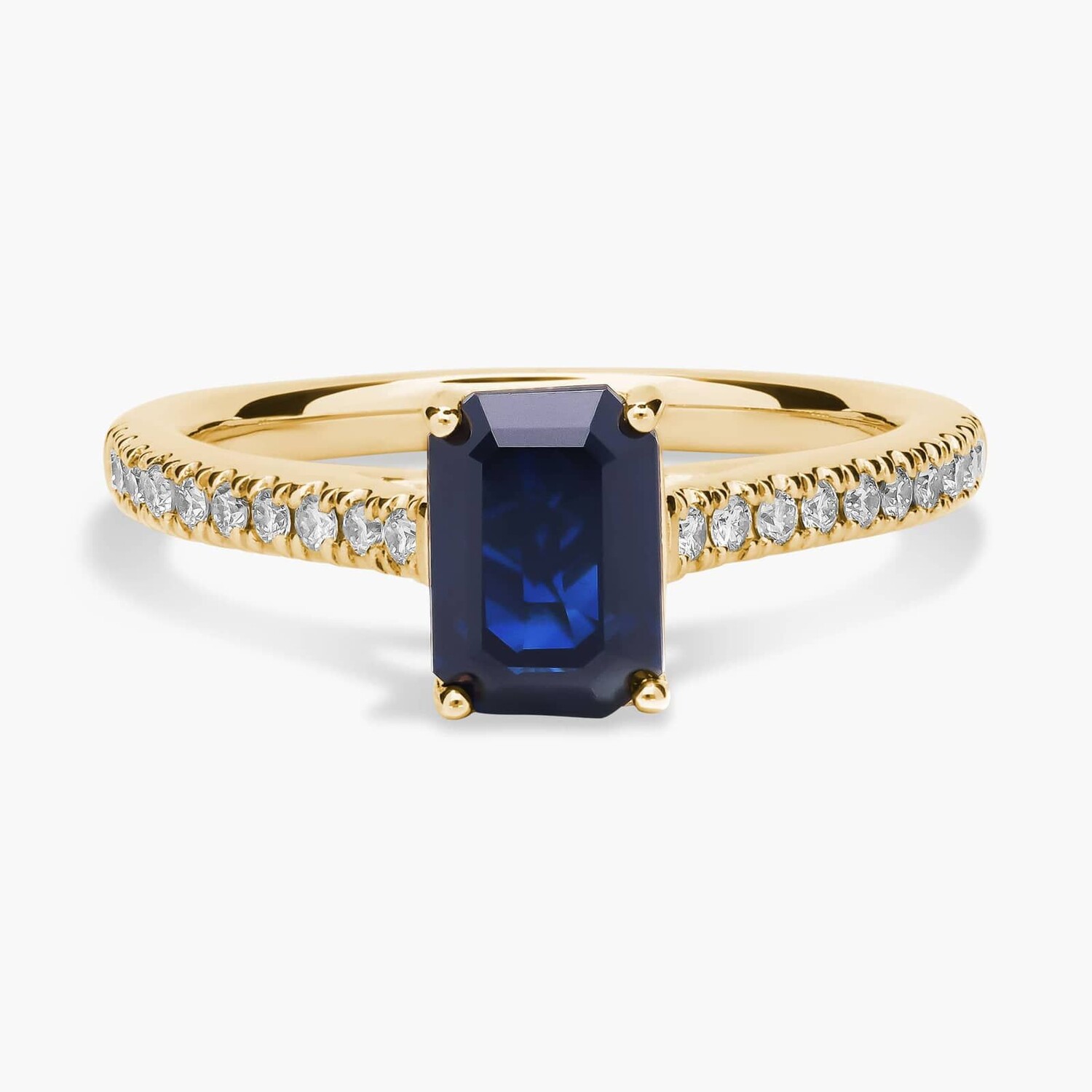 Модное кольцо с сапфиром изумрудной огранки из 14-каратного желтого золота (7x5 мм) Blue Nile
Модное кольцо с сапфиром изумрудной огранки из 14-каратного желтого золота (7x5 мм) Blue Nile