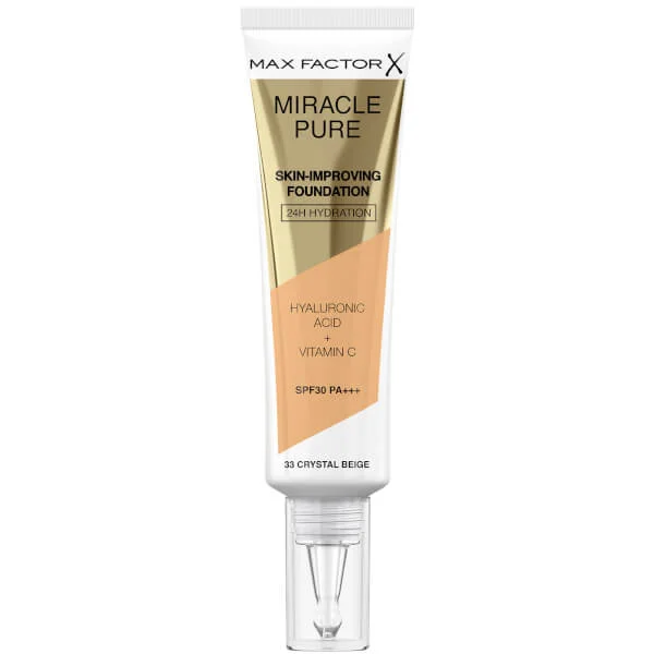 Тональный крем miracle pure для улучшения кожи Max Factor, 30 мл., цвет crystal beige
Тональный крем miracle pure для улучшения кожи Max Factor, 30 мл., цвет crystal beige