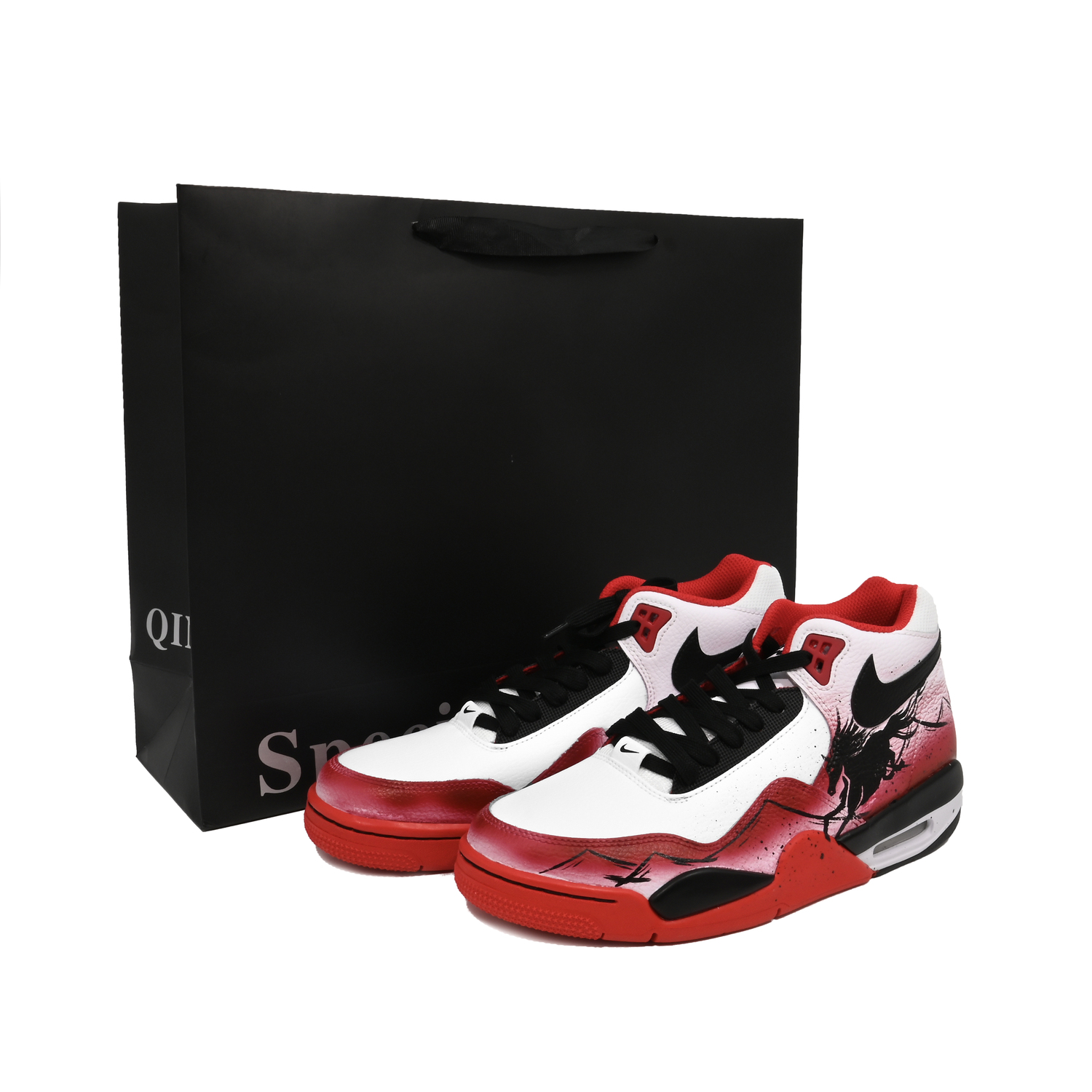Nike Кроссовки Flight Legacy Mid Top Vintage Unisex White Black Red
Nike Кроссовки Flight Legacy Mid Top Vintage Unisex White Black Red