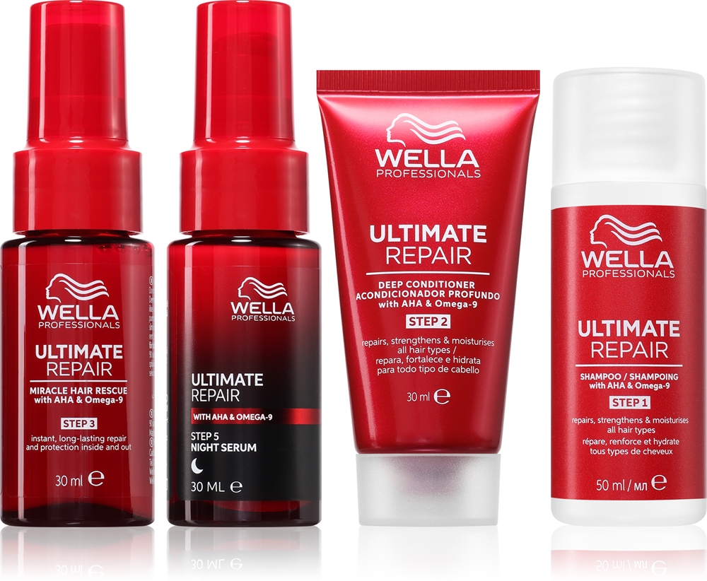 Дорожный набор для восстановления поврежденных волос Wella Professionals, 4 шт
Дорожный набор для восстановления поврежденных волос Wella Professionals, 4 шт