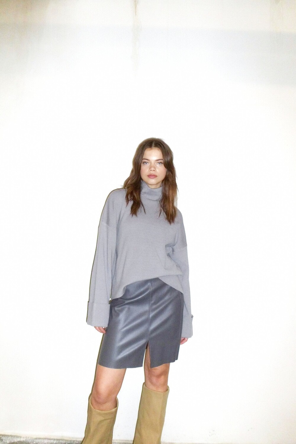 Мини юбка из искусственной кожи PU Noisy May, серый
Мини юбка из искусственной кожи PU Noisy May, серый