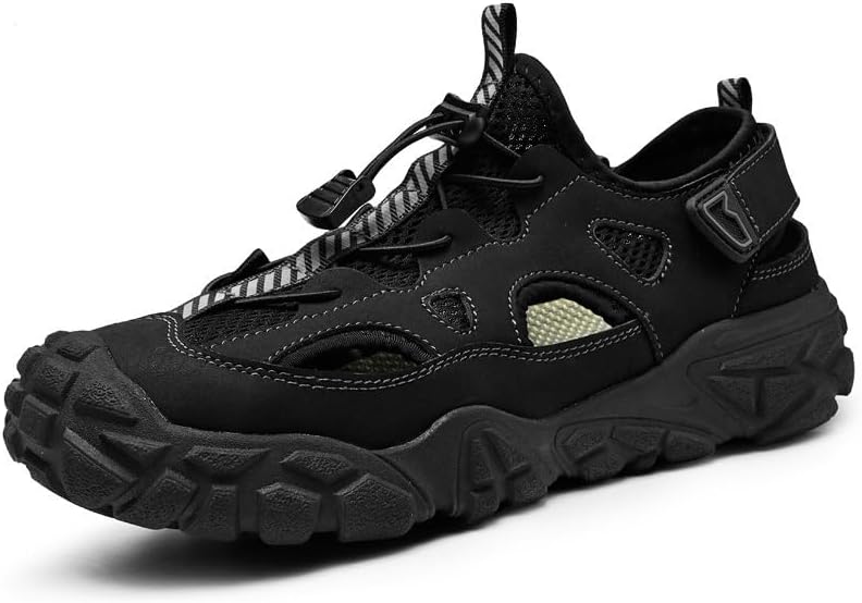 Мужские сандалии с толстой подошвой из противоскользящей резины, для походов/скалолазания и активного отдыха на природе Heelvirtuosa, черный
Мужские сандалии с толстой подошвой из противоскользящей резины, для походов/скалолазания и активного отдыха на природе Heelvirtuosa, черный