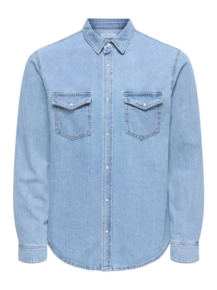 ONLY & SONS Джинсовая рубашка Bane синего цвета
ONLY & SONS Джинсовая рубашка Bane синего цвета