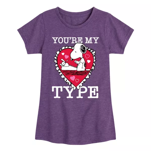 Футболка для девочек 7-16 лет "Peanuts, ты в моем вкусе" Licensed Character, фиолетовый
Футболка для девочек 7-16 лет "Peanuts, ты в моем вкусе" Licensed Character, фиолетовый