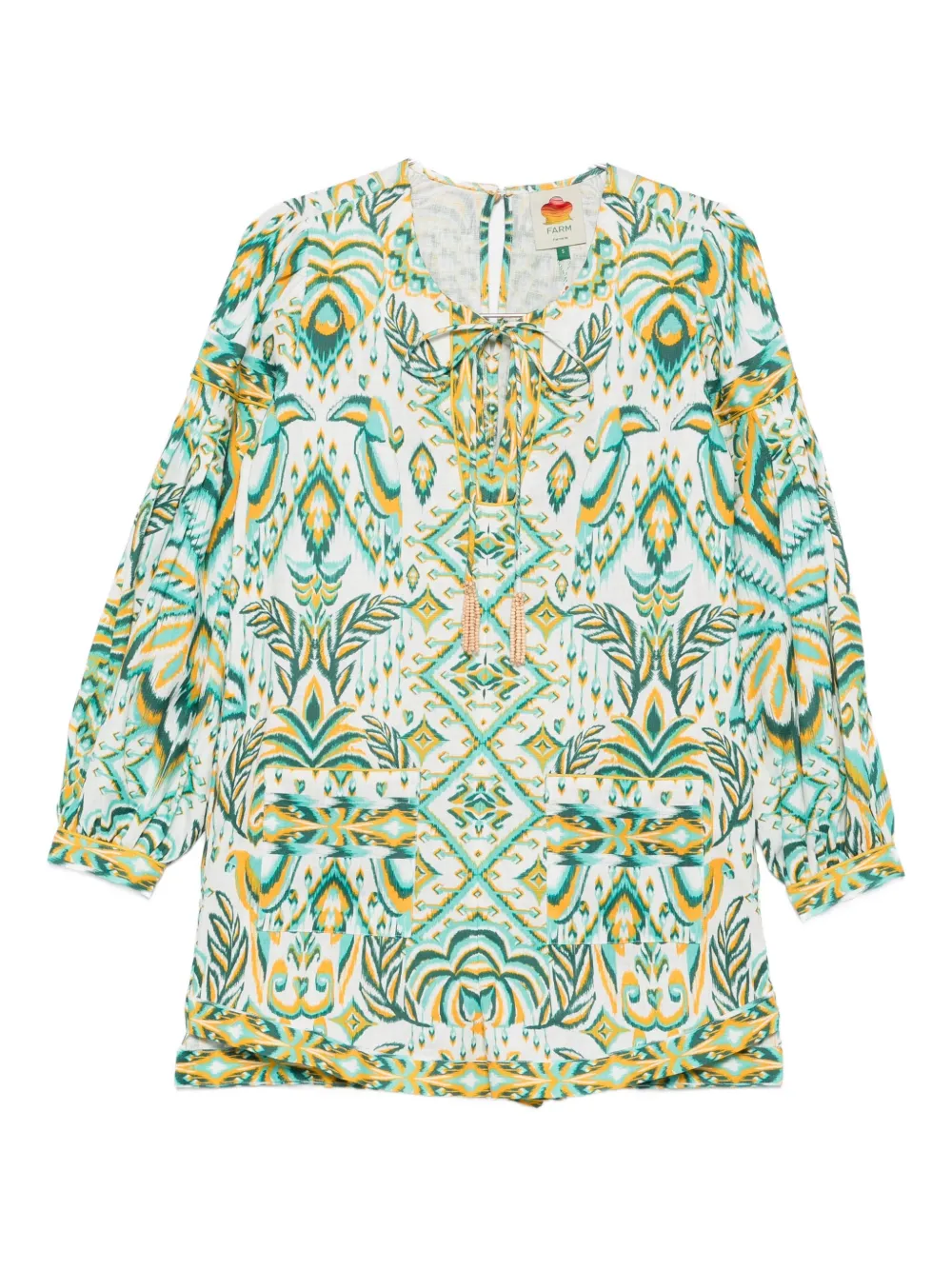 Комбинезон с принтом «Тропический гобелен» FARM Rio, синий
Комбинезон с принтом «Тропический гобелен» FARM Rio, синий